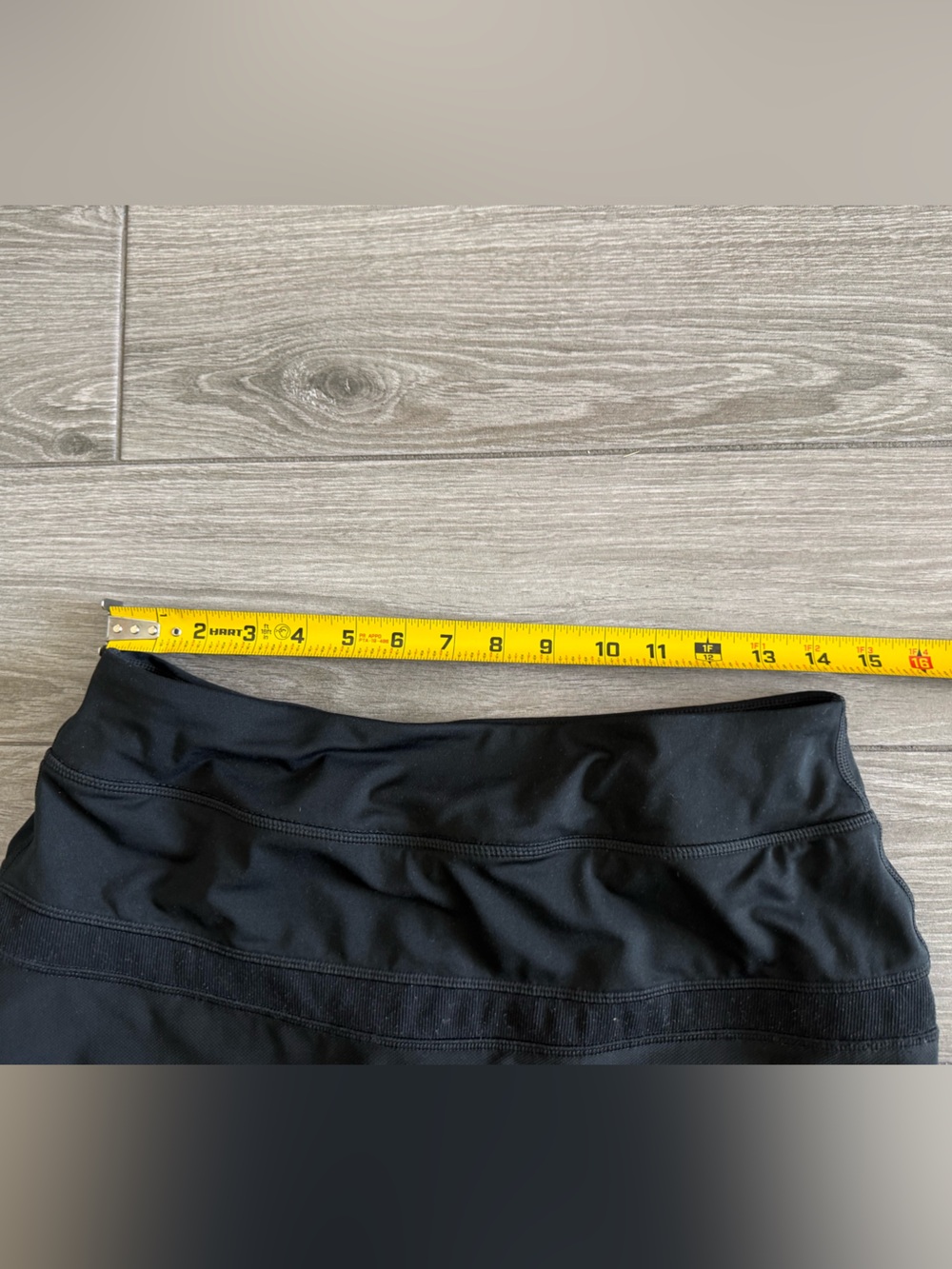 Nike|Black Athletic Skort,Micro skirt with White Swoosh•••Athleisure loungewear - Picture 11 of 12